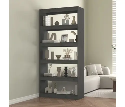 Raamaturiiul/Ruumijagaja, Hall, 80X30X167,4 cm Täismännipuit