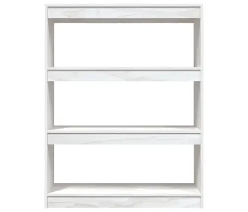 Grāmatu Plaukts, Balts, 100X30X103 Cm, Priedes Masīvkoks Vidaxl