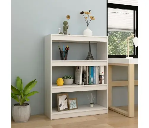 Grāmatu Plaukts, Balts, 100X30X103 Cm, Priedes Masīvkoks Vidaxl