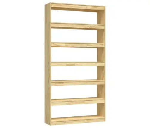 Grāmatu Plaukts, 100X30X200 Cm, Priedes Masīvkoks Vidaxl