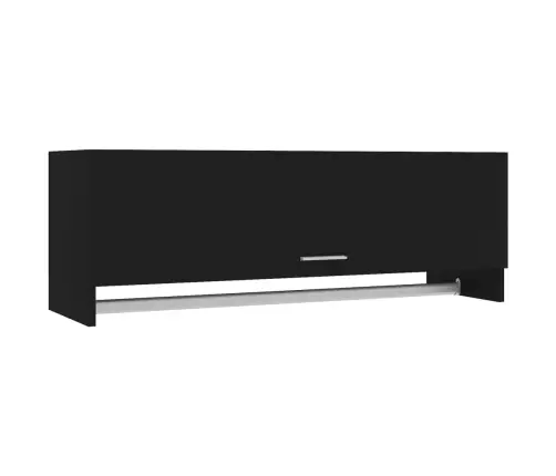 Garderoob, Must, 100X32,5X35 cm Tehispuit