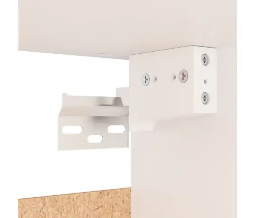 Drabužių Spinta, Baltos Spalvos, 70X32,5X35cm Apdirbta Mediena