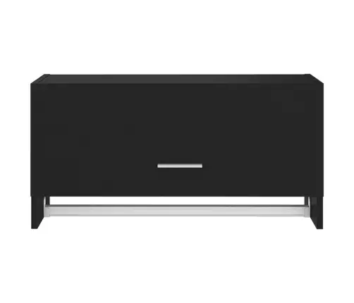 Skapis, Melns, 70X32,5X35 Cm, Inženierijas Koks Vidaxl