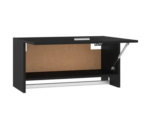 Skapis, Melns, 70X32,5X35 Cm, Inženierijas Koks Vidaxl