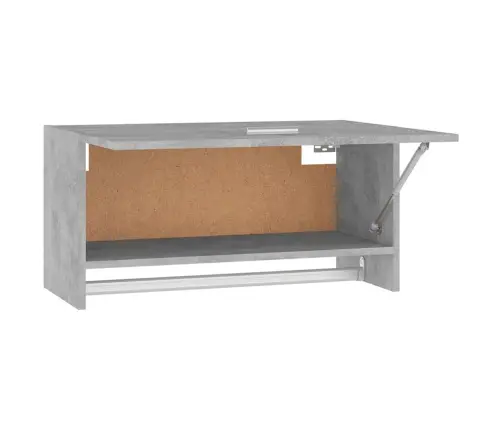 Skapis, Betona Pelēks, 70X32,5X35 Cm, Inženierijas Koks Vidaxl