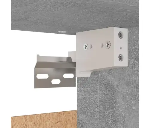 Skapis, Betona Pelēks, 70X32,5X35 Cm, Inženierijas Koks Vidaxl