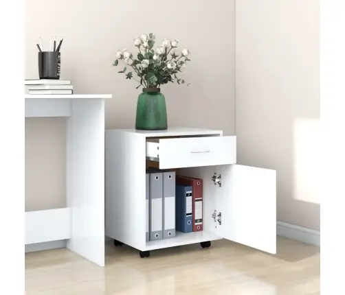 Ratastel Kapp, Valge, 45 X 83 X 54 cm Tehispuit