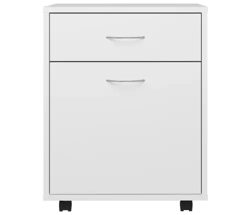 Ratastel Kapp, Valge, 45 X 83 X 54 cm Tehispuit