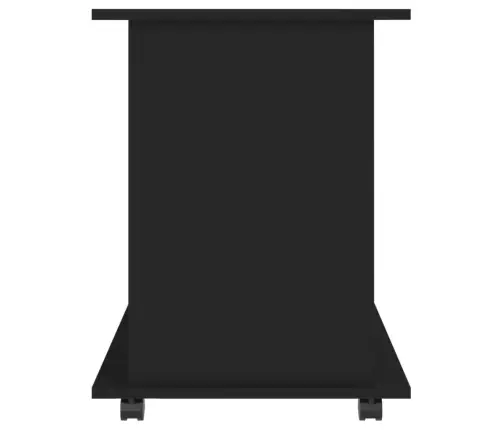 Ratastel Kapp, Must, 60 X 45 X 60 cm Tehispuit