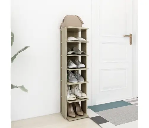 Spintelė Batams, Ąžuolo, 27,5X27X102cm Apdirbta Mediena