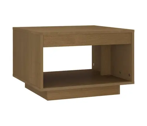 Kafijas Galdiņš, Medus Brūns, 50X50X33,5 Cm, Priedes Masīvkoks Vidaxl