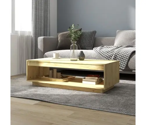 Kafijas Galdiņš, 110X50X33,5 Cm, Egles Masīvkoks Vidaxl