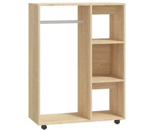 Drēbju Plaukts, Ozolkoka Krāsā, 80X40X110 Cm, Inženierijas Koks Vidaxl