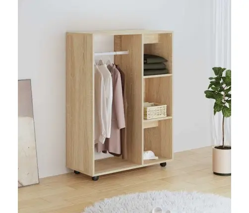 Drēbju Plaukts, Ozolkoka Krāsā, 80X40X110 Cm, Inženierijas Koks Vidaxl