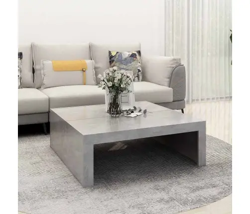 Kafijas Galdiņš, 100X100X35Cm, Betona Pelēks, Inženierijas Koks Vidaxl Kafijas Galdiņš, 100X100X35Cm, Betona Pelēks, Inženierijas Koks Vidaxl