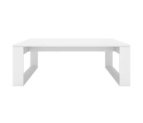 Kohvilaud, Valge, 100 X 100 X 35 cm Tehispuit