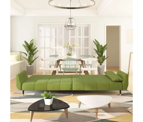 2-Kohaline Diivanvoodi Kahe Padjaga, Heleroheline, Samet