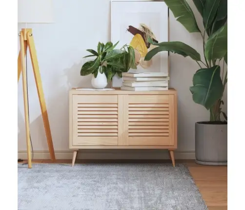 Skapja Durvis, Žalūziju Dizains, 2 Gab., 39,5X39,4 Cm, Priede Vidaxl