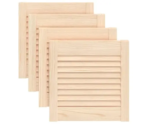 Kapiuksed, Võrega Disain 4 Tk 39,5X39,4 Cm Männipuit