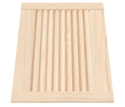 Skapja Durvis, Žalūziju Dizains, 2 Gab., 39,5X49,4 Cm, Priede Vidaxl