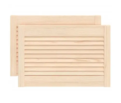 Kapiuksed, Võrega Disain 2 Tk 39,5X59,4 Cm Männipuit