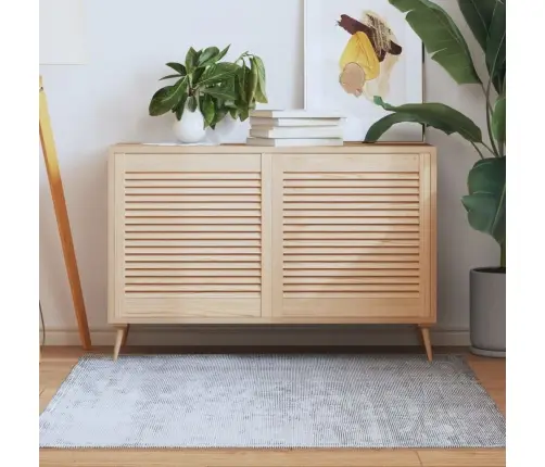 Skapja Durvis, Žalūziju Dizains, 2 Gab., 61,5X59,4 Cm, Priede Vidaxl