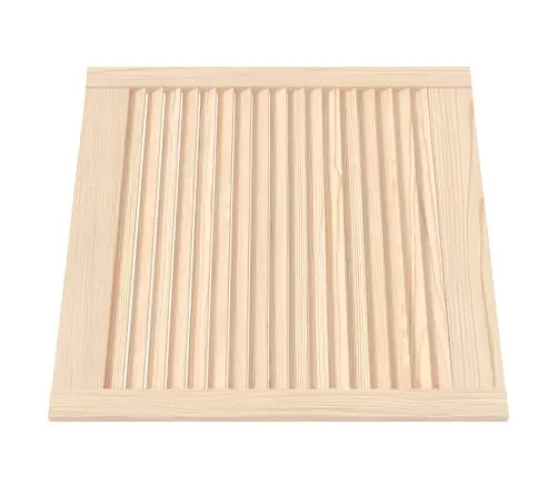 Skapja Durvis, Žalūziju Dizains, 4 Gab., 61,5X59,4 Cm, Priede Vidaxl