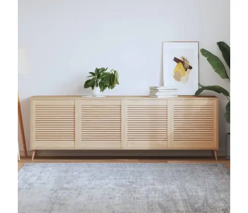 Skapja Durvis, Žalūziju Dizains, 4 Gab., 61,5X59,4 Cm, Priede Vidaxl