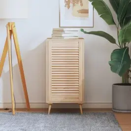 Skapja Durvis, Žalūziju Dizains, 69X39,4 Cm, Priedes Koks Vidaxl