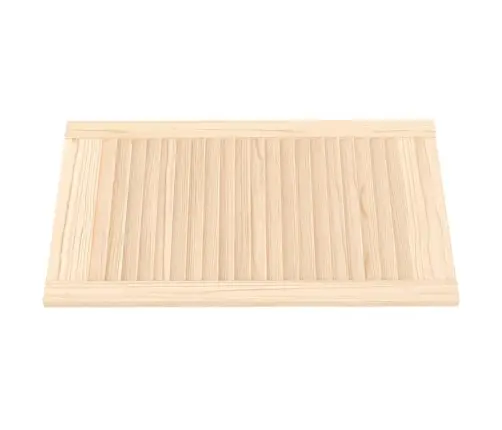 Skapja Durvis, Žalūziju Dizains, 4 Gab., 69X39,4 Cm, Priede Vidaxl