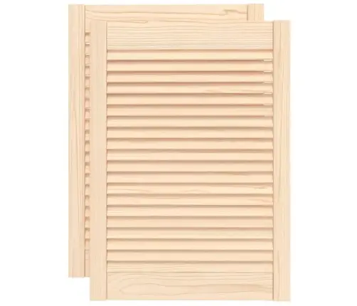 Kapiuksed, Võrega Disain 2 Tk 69X49,4 Cm Männipuit