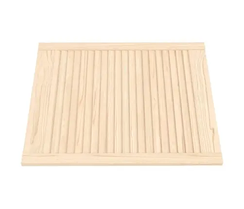 Skapja Durvis, Žalūziju Dizains, 2 Gab., 69X59,4 Cm, Priede Vidaxl