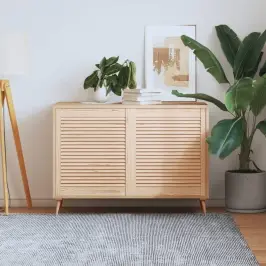 Skapja Durvis, Žalūziju Dizains, 2 Gab., 69X59,4 Cm, Priede Vidaxl