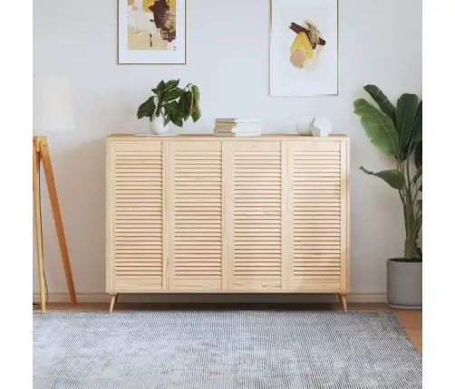 Spintelės Durelės, 4Vnt., 99,3X39,4cm Pušis, Žaliuzių Dizaino