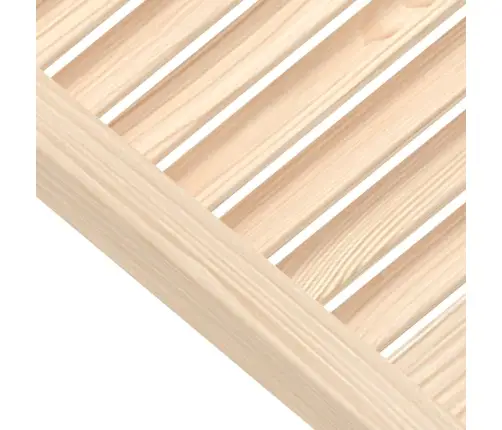 Skapja Durvis, Žalūziju Dizains, 4 Gab., 99,3X49,4 Cm, Priede Vidaxl