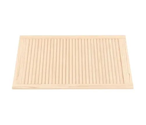 Skapja Durvis, Žalūziju Dizains, 2 Gab., 99,3X59,4 Cm, Priede Vidaxl