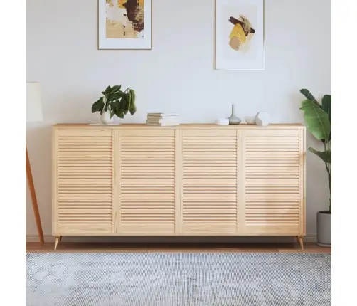 Skapja Durvis, Žalūziju Dizains, 4 Gab., 99,3X59,4 Cm, Priede Vidaxl