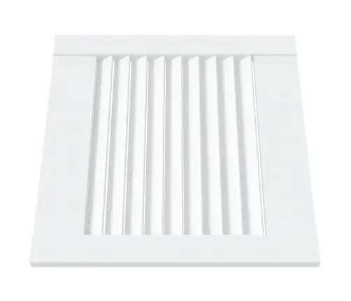 Spintelės Durelės, 2Vnt., Baltos, 39,5X39,4cm Pušis