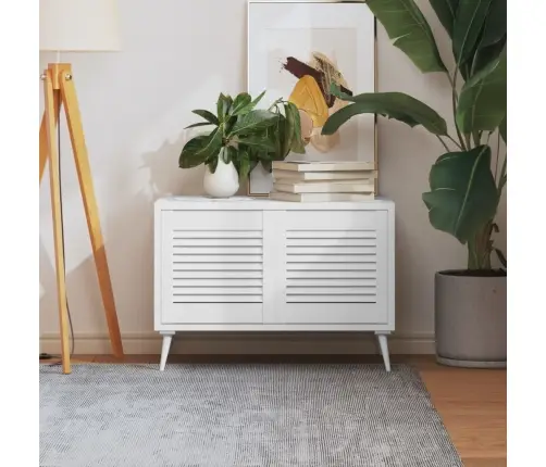 Spintelės Durelės, 2Vnt., Baltos, 39,5X39,4cm Pušis