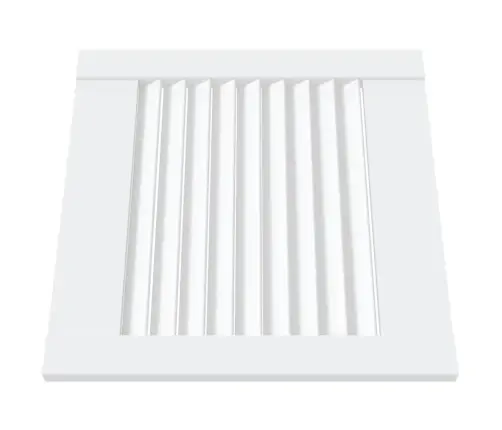 Spintelės Durelės, 4Vnt., Baltos, 39,5X39,4cm Pušis