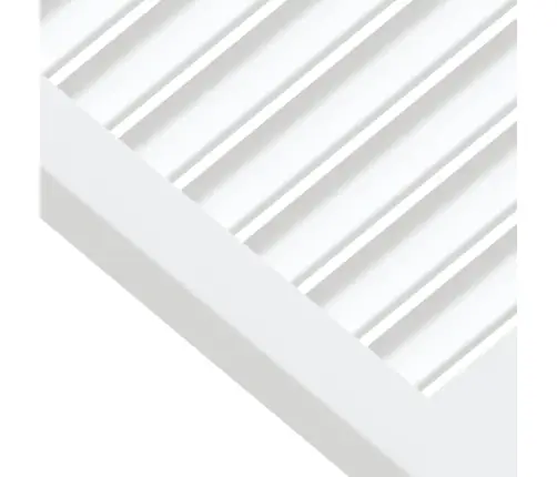 Spintelės Durelės, 4Vnt., Baltos, 39,5X39,4cm Pušis