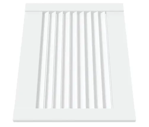 Skapja Durvis, Žalūziju Dizains, 4 Gab., 39,5X49,4 Cm, Priede Vidaxl