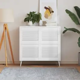 Skapja Durvis, Žalūziju Dizains, 4 Gab., 39,5X49,4 Cm, Priede Vidaxl