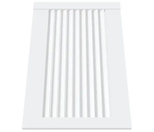 Spintelės Durelės, 2Vnt., Baltos, 39,5X59,4cm Pušis