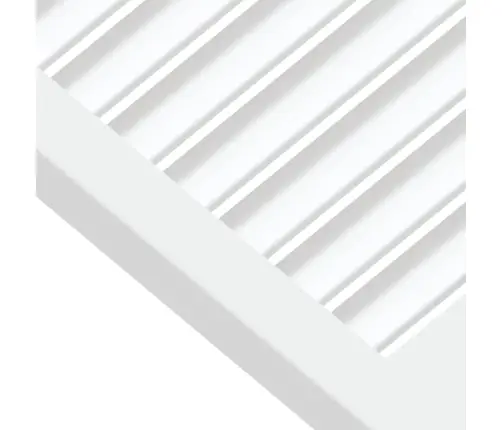 Spintelės Durelės, 2Vnt., Baltos, 39,5X59,4cm Pušis