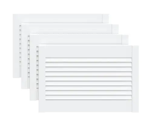 Skapja Durvis, Žalūziju Dizains, 4 Gab., 39,5X59,4 Cm, Priede Vidaxl