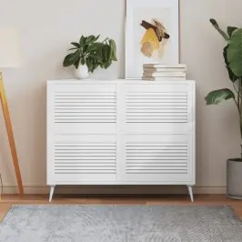 Skapja Durvis, Žalūziju Dizains, 4 Gab., 39,5X59,4 Cm, Priede Vidaxl