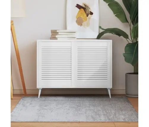 Skapja Durvis, Žalūziju Dizains, 2 Gab., 61,5X49,4 Cm, Priede Vidaxl