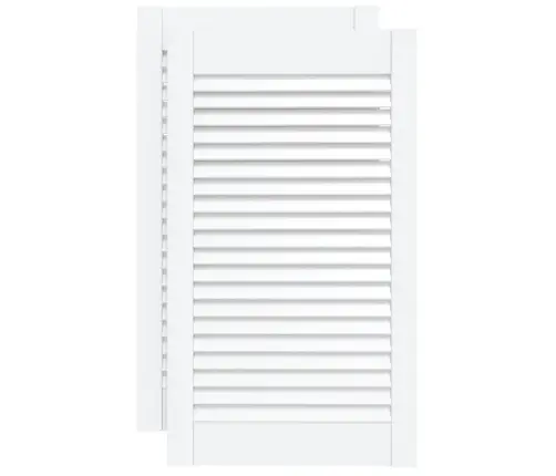 Spintelės Durelės, 2Vnt., Baltos, 69X39,4cm Pušis