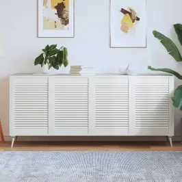 Skapja Durvis, Žalūziju Dizains, 4 Gab., 69X49,4 Cm, Priede Vidaxl